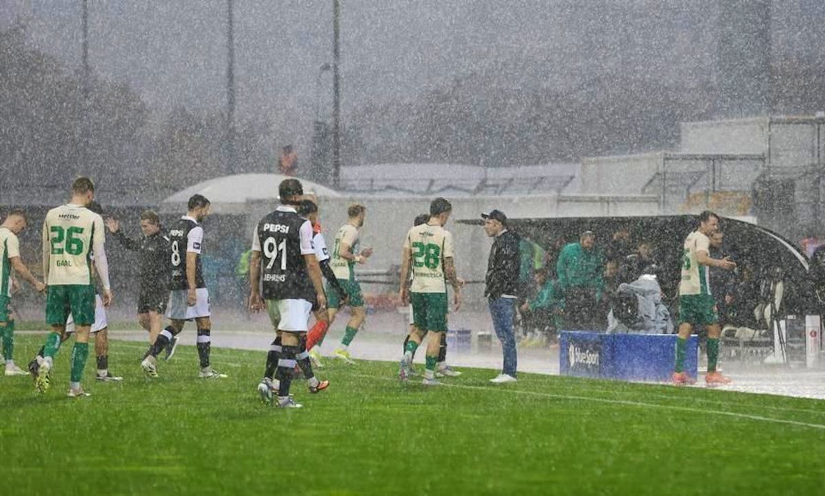 Lugano-San Gallo sospesa a causa di un diluvio abbattutosi su Cornaredo – bluewin E-Mail